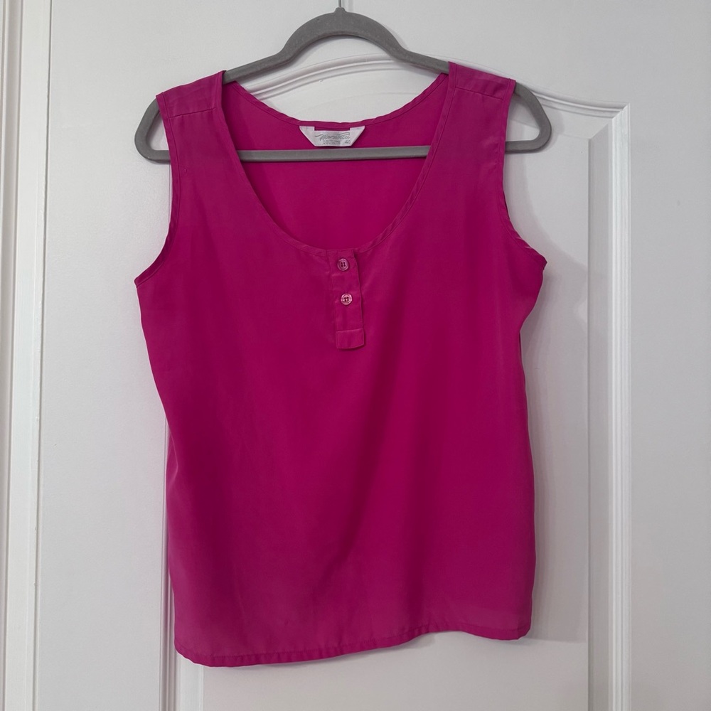 Vintage  Pink Sleeveless Top